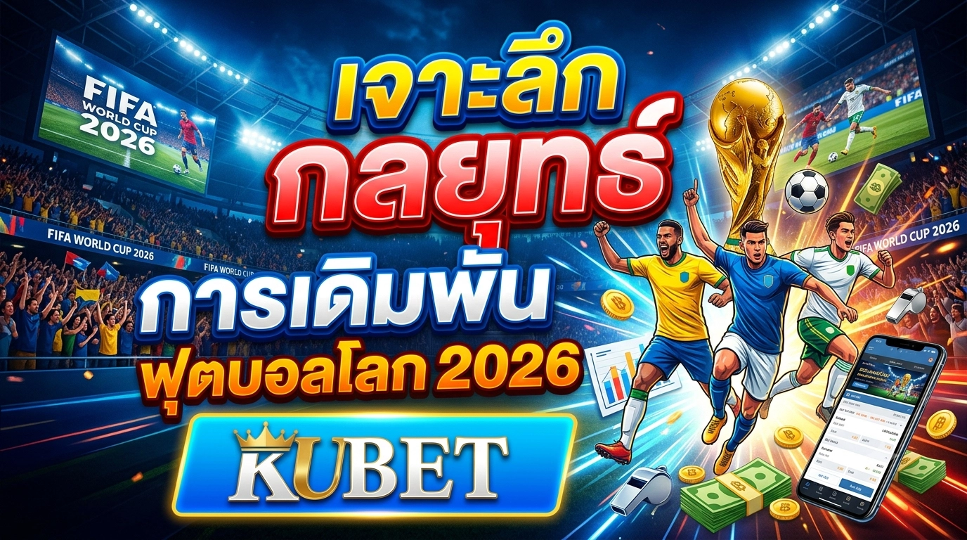 เจาะลึกกลยุทธ์การเดิมพันฟุตบอลโลก 2026 ด้วย KUBET