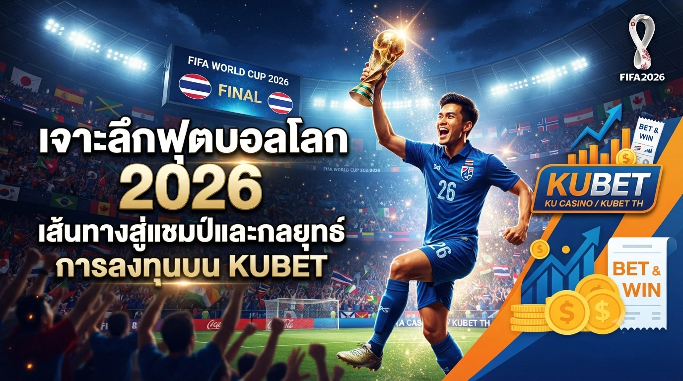 เจาะลึกฟุตบอลโลก 2026 เส้นทางสู่แชมป์และกลยุทธ์การลงทุนบน KUBET