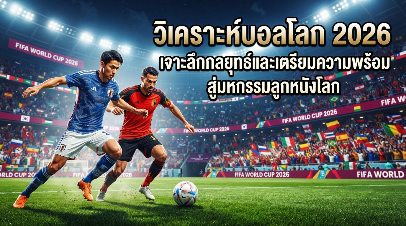 วิเคราะห์บอลโลก 2026 เจาะลึกกลยุทธ์และเตรียมความพร้อมสู่มหกรรมลูกหนังโลก